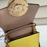 Michael Kors Carmen SM Color-Block Leather Phone Crossbody Bag - Sunshine Multi Photo 8