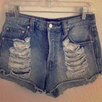 MINKPINK High Waisted Slasher Denim Shorts size M Photo 0