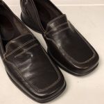 Bandolino  Motivate Roasted chestnut leather wedge loafers women’s size‎ 8 Photo 1