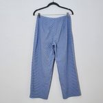 Blue Check Pants Size 4 Talbots Petite Blue Gingham Cropped Pants Photo 5