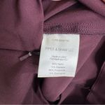 Veronica Beard  Burgundy Core Zip Back Scuba Slim Pants Size 8 Photo 5