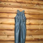Theia Blue Dress Blue Size 6 Photo 6