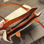 Michael kors Canvas and Leather bag Orange Photo 4
