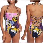 Trina Turk Bal Harbour Bandeau One-Piece Swimsuit - Size 8 Photo 1