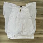 Zeagoo  NWT white blouse, Large, lightly lined Photo 4