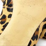 J.Crew Factory Animal Print Calf Hair Almond Toe Slip On Loafers, Size 6 Photo 8