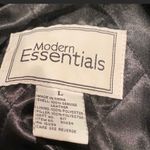 Modern Essentials Leather Jacket Black Size L Photo 3