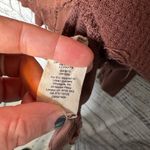 Free People Scoop Neck Malibu Long Sleeved Thermal Top Maroon SM Photo 3