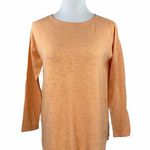 J.Jill  Clementine Orange Casual Crew Neck Knit Sweater Photo 0