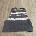 Aerie Gray and White Tie-Dye Tank Top Photo 0