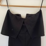 NWT 21 Saints Black jumpsuit wide leg pants strapless size medium Photo 3