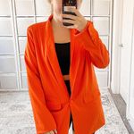 L'Academie The Fleur Blazer Orange Photo 1