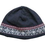 Kootenay Knitting Co Canada Ski Snow Hat Beanie Black Wool Fleece Nordic Medium Photo 3