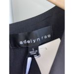 Adelyn Rae NWT  Knee High Black Dress With multi Color Design. Size Large Photo 3