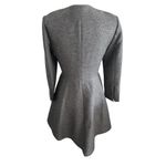 DKNY  Gray A Line Full ZipLong Sleeve Jacket Dress Size 4 Photo 6