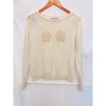 Catnip + Seaweed Broken Shell Cashmere Sweater XS Fall Malibu Casual Minimalist Photo 5