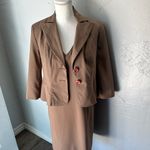 Larry Levine  Brown Skirt Set Photo 2