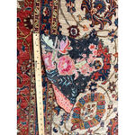 Free People  Smocked Bandana Scarf Top XS Boho Floral Mixed Print Viscose Photo 2