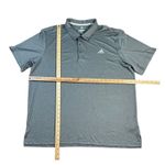 Adidas  Classic Gray‎ Performance Polo Shirt Athletic Golf Tennis Sport Casual Photo 2