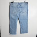 Liverpool Jeans Company NWT Stitch Fix Liverpool Hannah Crop Flare w/ Fray Hem Fawnskin 12/31 Stretch Photo 2