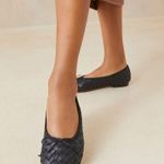 Loeffler Randall Landry Black Woven Ballet Flat Black Photo 0