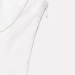 ZARA  dress mini ruffled corset lace trim white summer vacation casual  Photo 4