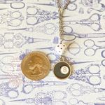 Handmade 8 ball & dice grunge funky unisex necklace🎲8️⃣🖤 Photo 6