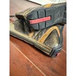 Prada  Vintage Brown Quilted Leather Retro Equestrian Sport Ankle Boots Size 9 Photo 8