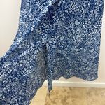 Madewell Smocked Halter Midi Dress Floral Blue Ditsy Cottagecore Fairy US 8 NWT Photo 9