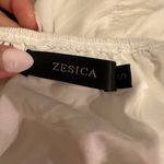 Off Shoulder Puff Short Sleeve High Waist Ruffled Flowy A Line Beach Party Midi Dress White Photo 3