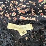 Maurice's Crochet Lace High Neck Floral Medium Cutout Tank Blouse Cottage Boho  Photo 5