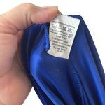 Elegant blue long sleeve maxi dress, size XXL, formal, velour, party, cocktail Photo 8