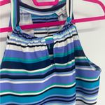 Jude Connally Nylon Striped Stretch Dress Blue Size M Photo 6