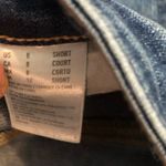 American Eagle Outfitters Classic Blue Denim distressed skinny jeans Sz 8 short Photo 2