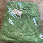 Marine layer  Jude Flutter Sleeve Cotton Dress - Jade Sheen -S - NWT Photo 6