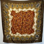 Vintage Silk SunKgungSa Scarf Wrap T15* Brown Photo 5