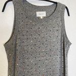 Current/Elliott Current/Elliot Gray Amour Letter & Heart Print Sleeveless Maxi Dress EUC Sz Lg Photo 1