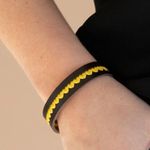 Paparazzi Made with Love Yellow Bracelet Photo 0