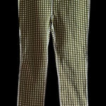 J.Crew  Weekend Mustard Yellow and White Plaid‎ Leggings Size S Photo 0