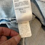 Mother Womens Layered Ruffle Mini Raw Edge Skirt‎ Blue Denim Light Wash Size 27 Photo 9