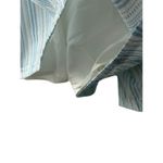 BCBGeneration Blue & White Striped High-Waisted Tassel Shorts Sz Medium NEW Photo 3