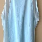 Athleta ultimate hybrid light blue sheer sleeveless tank top Photo 1