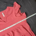 Zenana Womens Pink Sleeveless Ruffle Tiered Knee Length A Photo 6