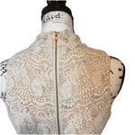Ark & Co. Ecru Lace Dress With Nude Lining Women’s Size Small Photo 8
