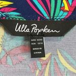 Ulla Popken Long Sleeve Print Tunic Knit Cardigan Tropical Print Sz 12 Photo 1