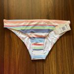 Roxy  Women's Standard Bikini Bottom, Bright White The Line Up Strip, XL Photo 1