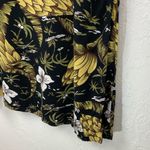 Baik Baik Vintage Hawaiian Banana Floral Print Sleeveless Shift Dress XS Photo 2