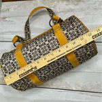 Timberland Leather Canvas Barrel Bag Purse Retro Style Double Straps Everyday Photo 6