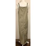 Karen Scott Vintage 90s Olive Green Maxi Overall Dress Photo 1