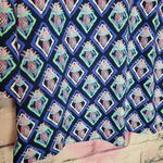 LULU B BOLD NEON ALLOVER PINEAPPLE PRINT V NECK QUARTER SLEEVE UPF 50 TOP XL Pink Photo 9